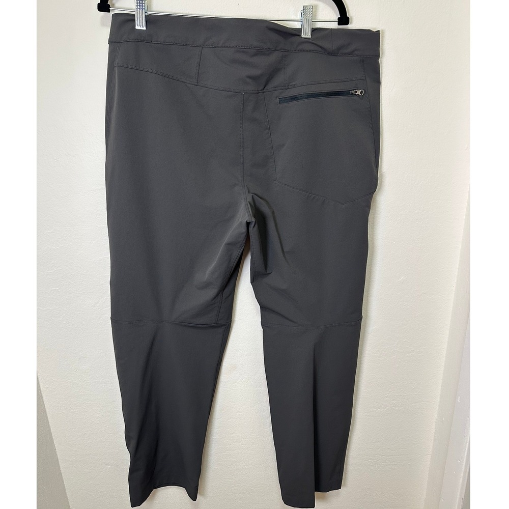REI Men's Gray Outdoor Hiking Pants Size 38W X 30L Zip Pockets Belt Loops - Picture 7 of 10